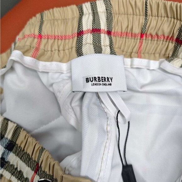 Burberry Beige Checkered Men\'s Athletic Shorts main image 6